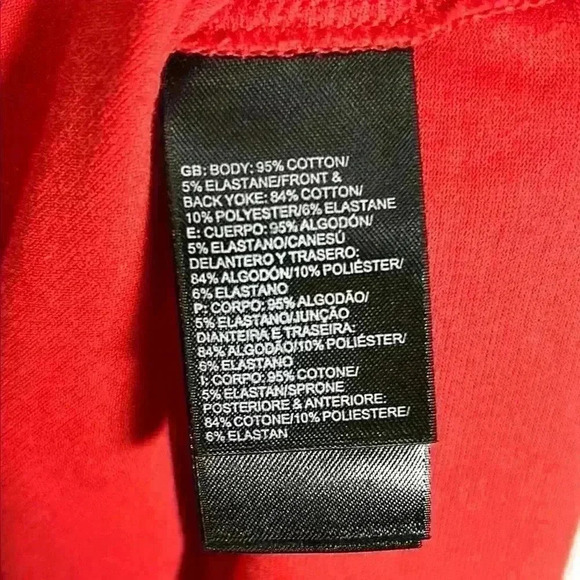 The North Face Red Polo Shirt Collar Short Sleeve Women's Medium Ski Hike Sport - Picture 7 of 8